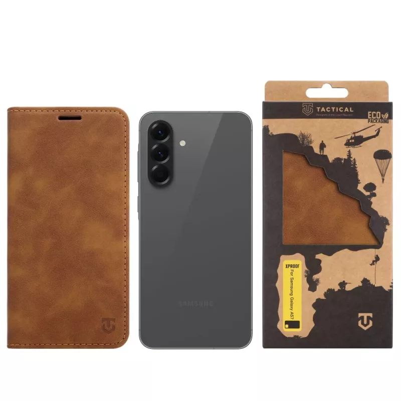 Funda tipo libro Tactical Book Cover Xproof Galaxy A57 Mud Brown