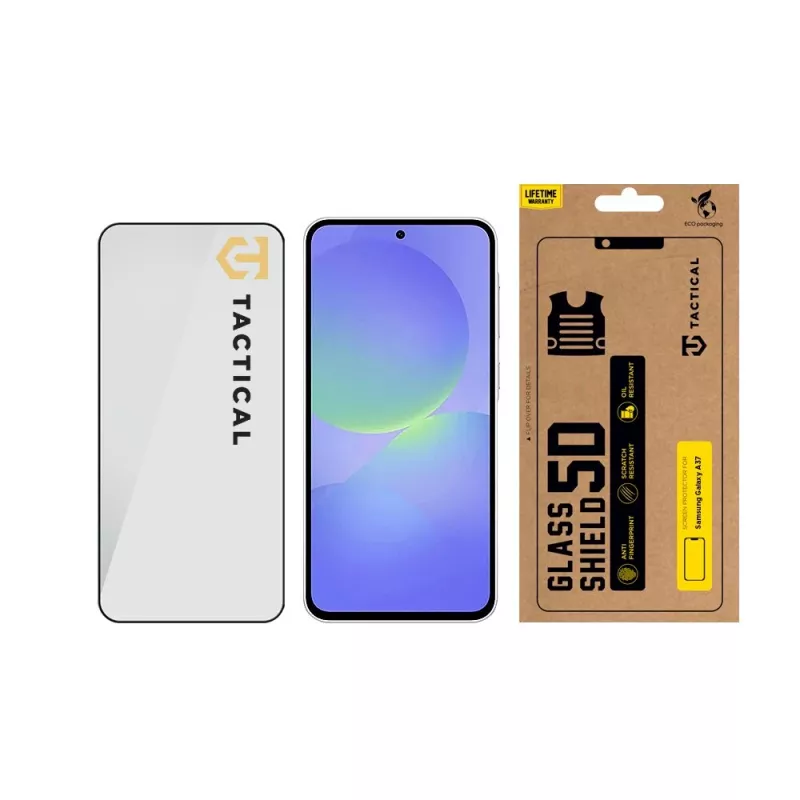 Tactical Glass Shield 5D para Galaxy A37 negro