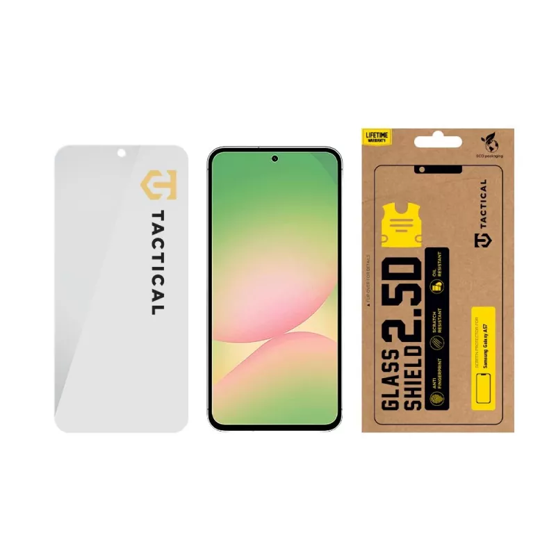 Protector de pantalla Tactical Glass Shield 2.5D de vidrio templado para Samsung Galaxy A57 transparente