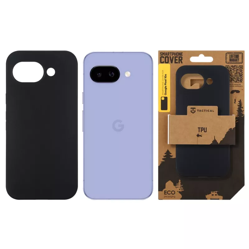 Funda trasera táctica TPU Pixel 10a Black