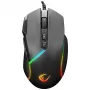 Ratón gaming Rampage Comfort, programable, 12800 DPI RGB, negro