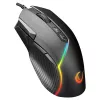 Ratón gaming Rampage Comfort, programable, 12800 DPI RGB, negro