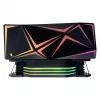 Disipador de aire para CPU Rampage Octagon C50, ventilador PWM de 120mm, 1800 RPM, ARGB, Intel LGA 1700/1200/115X, AMD AM5/AM4/AM3+, 4 heat pipes, hasta 180W TDP