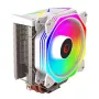 Disipador de aire para CPU Rampage Octagon C50, ventilador ARGB de 120mm, blanco, LGA 1700/AM5