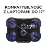 Rampage PROTE R6 Soporte de refrigeración para portátil, 10-17 pulgadas, RGB