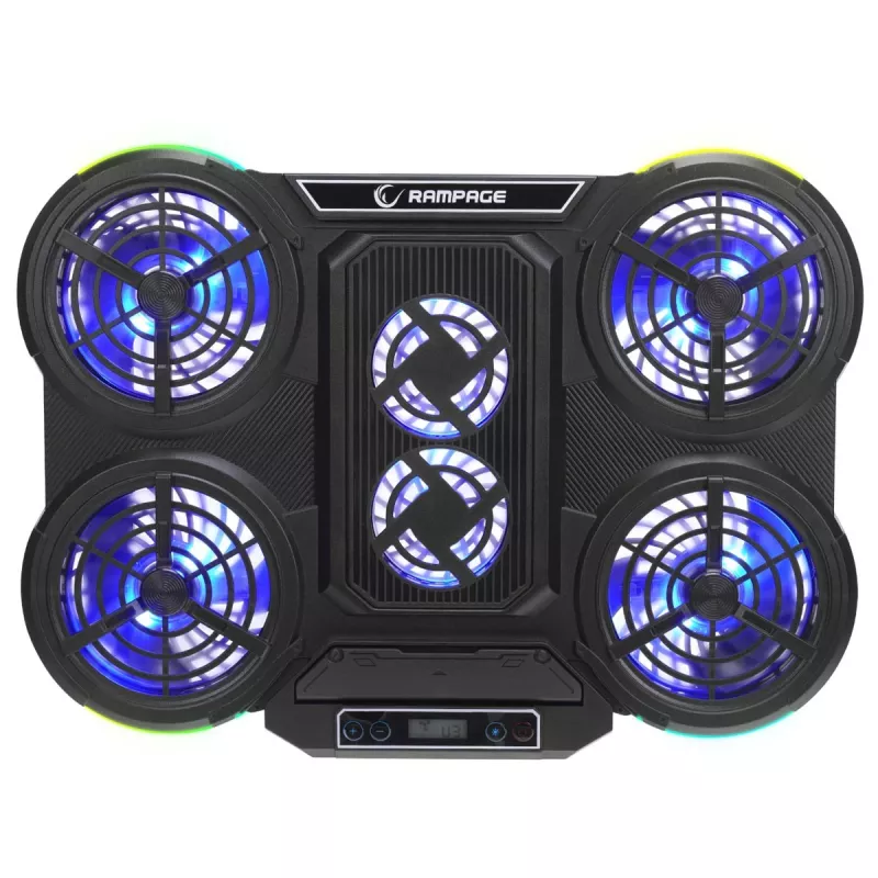 Rampage PROTE R6 Soporte de refrigeración para portátil, 10-17 pulgadas, RGB