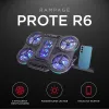 Rampage PROTE R6 Soporte de refrigeración para portátil, 10-17 pulgadas, RGB
