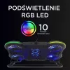 Rampage PROTE R6 Soporte de refrigeración para portátil, 10-17 pulgadas, RGB