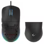 Ratón gaming Rampage BLINK con cable USB, 12800 DPI, RGB, sensor óptico, negro