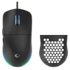 Ratón gaming Rampage BLINK con cable USB, 12800 DPI, RGB, sensor óptico, negro