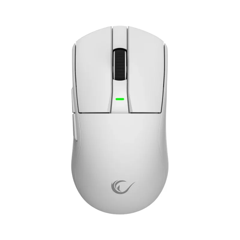 Rampage Zenith Pro ratón gaming inalámbrico 26000 DPI blanco + receptor 4KHz PAW3395 BT 5.2