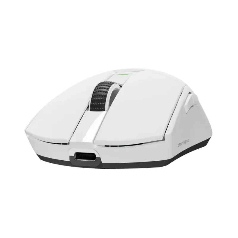 Rampage Zenith Pro ratón gaming inalámbrico 26000 DPI blanco + receptor 4KHz PAW3395 BT 5.2