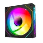 Rampage ventilador para caja 120mm 1800RPM Infinite Loop ARGB PWM negro