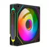 Rampage ventilador para caja 120mm 1800RPM Infinite Loop ARGB PWM negro