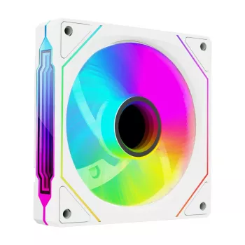 Rampage ventilador para caja 120mm 1800RPM Infinite Loop ARGB blanco PWM