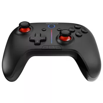 Rampage Hydra Pro Pad mando inalámbrico RGB 2.4G Hall Effect con gatillos magnéticos, negro