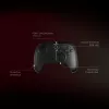 Rampage Hydra Pro Pad mando inalámbrico RGB 2.4G Hall Effect con gatillos magnéticos, negro