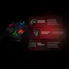 Rampage Hydra Pro Pad mando inalámbrico RGB 2.4G Hall Effect con gatillos magnéticos, negro