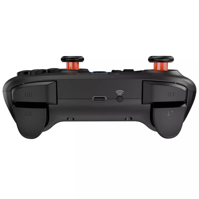 Rampage Hydra Pro Pad mando inalámbrico RGB 2.4G Hall Effect con gatillos magnéticos, negro