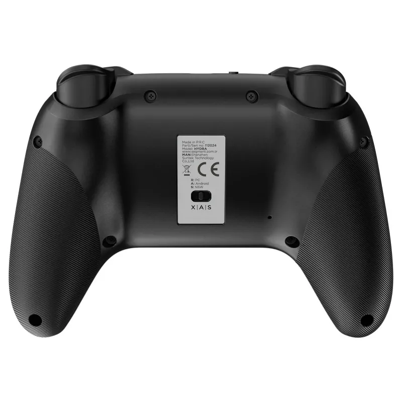 Rampage Hydra Pro Pad mando inalámbrico RGB 2.4G Hall Effect con gatillos magnéticos, negro