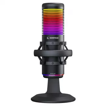 Rampage Bemol micrófono gaming RGB USB-C, negro