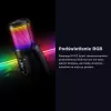 Rampage Diyez Micrófono gaming USB-C RGB, negro
