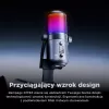 Rampage Diyez Micrófono gaming USB-C RGB, negro