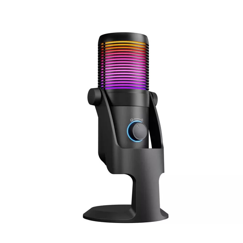 Rampage Diyez Micrófono gaming USB-C RGB, negro