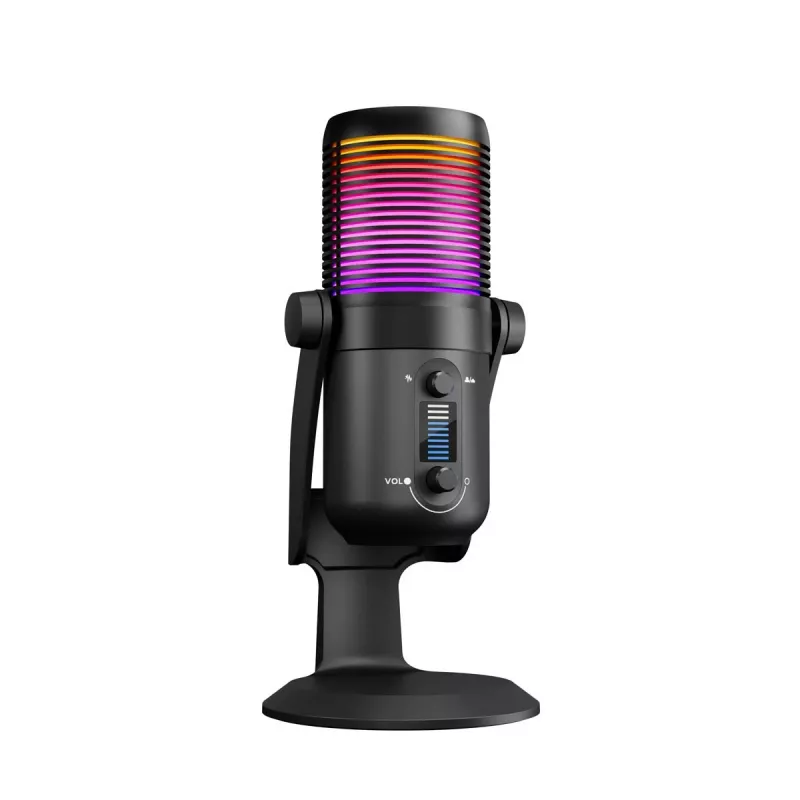 Rampage Diyez Micrófono gaming USB-C RGB, negro