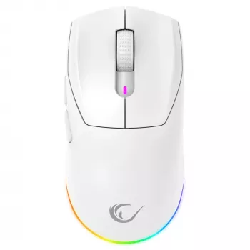Rampage Prote M5 Pro ratón gaming 26000 DPI RGB LED 1kHz blanco