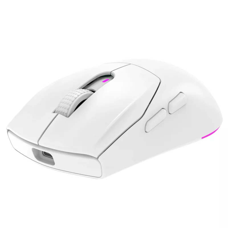 Rampage Prote M5 Pro ratón gaming 26000 DPI RGB LED 1kHz blanco