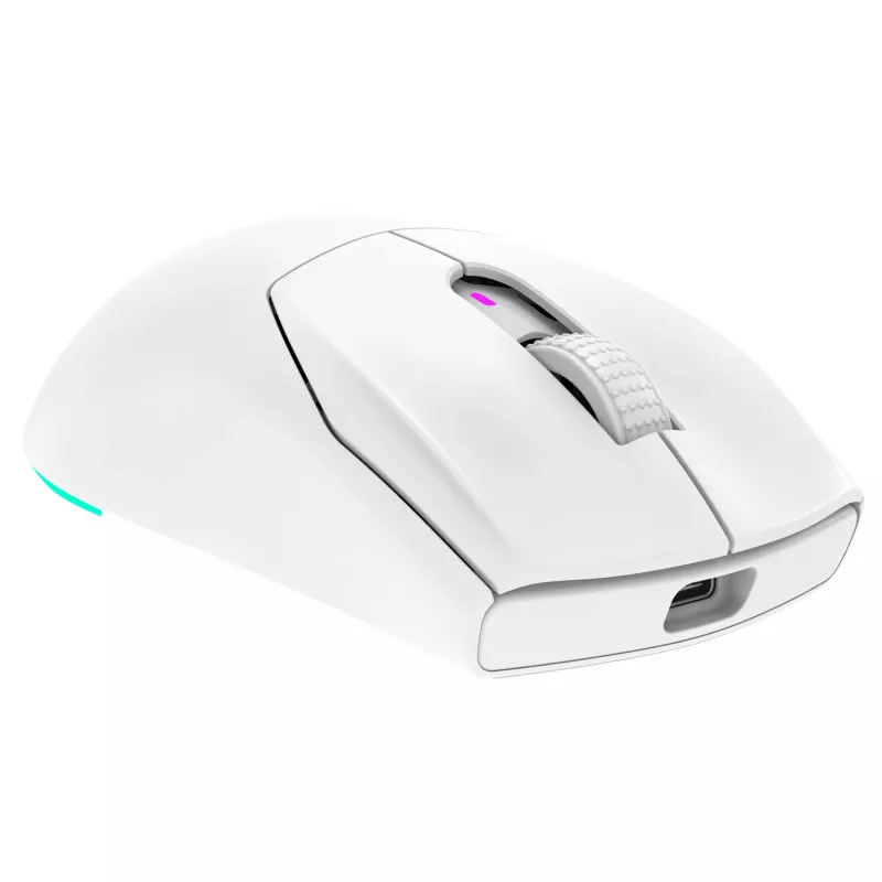Rampage Prote M5 Pro ratón gaming 26000 DPI RGB LED 1kHz blanco