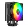 Rampage Octagon C70 disipador CPU LGA1700/AM5 ventilador LCD Infinity 120mm ARGB negro