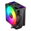 Rampage Octagon C70 disipador CPU LGA1700/AM5 ventilador LCD Infinity 120mm ARGB negro