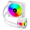 Rampage INFINITE V120 refrigeración líquida CPU todo en uno 120mm ARGB, indicador de temperatura, blanco