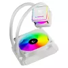 Rampage INFINITE V120 refrigeración líquida CPU todo en uno 120mm ARGB, indicador de temperatura, blanco