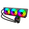 Rampage INFINITE V360 refrigeración líquida CPU AIO 360mm ARGB, pantalla digital de temperatura, negro