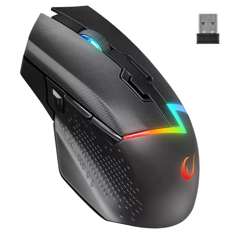 Rampage Drop M3 V2 ratón gaming inalámbrico 24000 DPI 1000 Hz negro