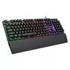 Rampage Fortuna set de teclado, ratón y alfombrilla gaming, 12800 DPI, negro