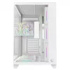 RAMPAGE SEALITE-WHITE caja PC semitorre con cristal templado, 7 ventiladores ARGB PWM, blanca
