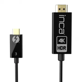 INCA ITCH-30 Cable adaptador HDMI 2.0 4K60Hz HDR HDCP 2.2 1,8 m