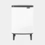 Cubo de basura Brabantia BO HI 12 l blanco