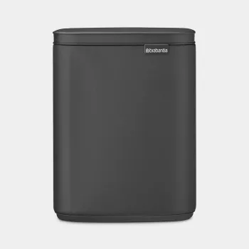 Cubo de basura Brabantia Bo 7 litros Mineral Infinite Grey