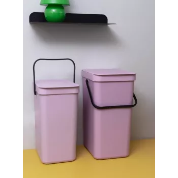 Cubo de basura Brabantia Sort & Go lila rosa 12 L (255465)