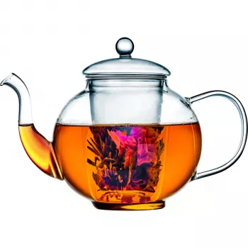 Bredemeijer Tetera Verona 1,5L vidrio borosilicato con filtro de té de acero inoxidable 1466
