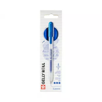 Sakura Gelly Roll Retractable Classic bolígrafo de gel transparente 0,4 mm tinta azul