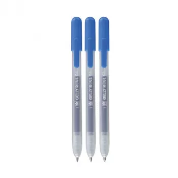 Sakura Gelly Roll Retractable Classic bolígrafo de gel transparente 0,4 mm tinta azul
