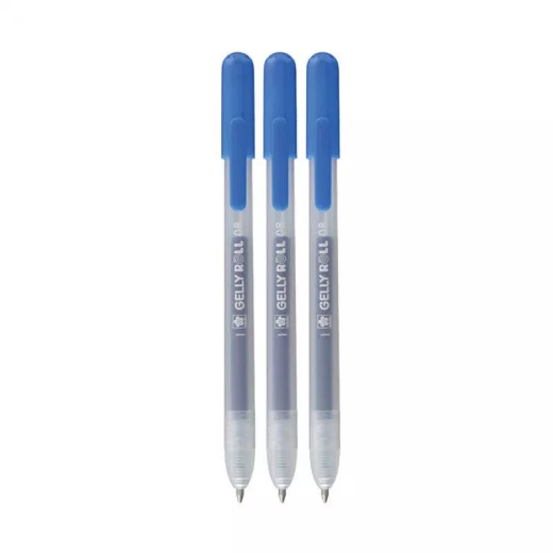 Sakura Gelly Roll Retractable Classic bolígrafo de gel transparente 0,4 mm tinta azul