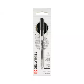 Sakura Gelly Roll Retractable Classic bolígrafo de gel transparente 0,4 mm punta fina