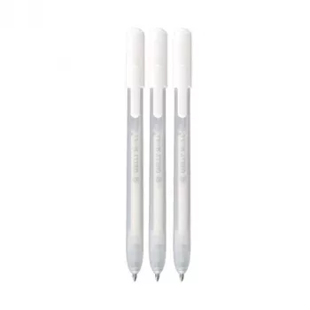 Sakura Gelly Roll Retractable Classic bolígrafo de gel transparente 0,45 mm tinta blanca